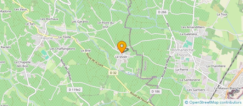 localisation de l'entreprise MONSIEUR HADRIEN HOUBERT à FLEURIE