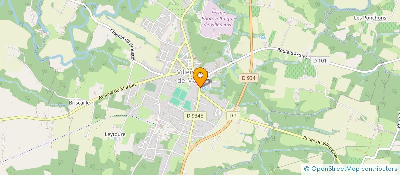 localisation de l'entreprise MONSIEUR HADRIEN LALAGUE  VILLENEUVE-DE-MARSAN