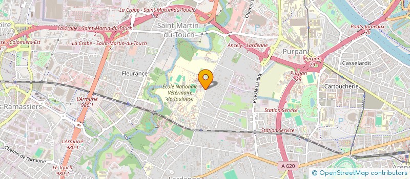 localisation de l'entreprise MONSIEUR HADRIEN LECACHEUX  TOULOUSE