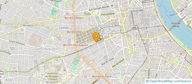 localisation de l'entreprise MONSIEUR HADRIEN LOQUILLARD  BORDEAUX