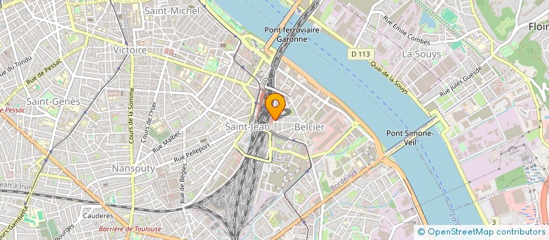 localisation de l'entreprise MONSIEUR HADRIEN LORENZO  BORDEAUX