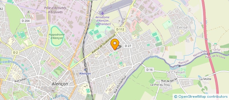 localisation de l'entreprise MONSIEUR HADRIEN LOUPPE HERBET à ALENCON