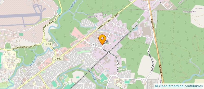 localisation de l'entreprise MONSIEUR HADRIEN MOJICA  MONT-DE-MARSAN