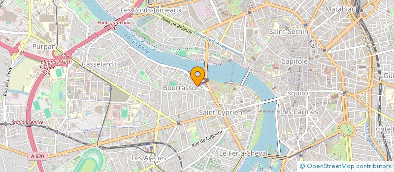 localisation de l'entreprise MONSIEUR HADRIEN MOUCHET  TOULOUSE