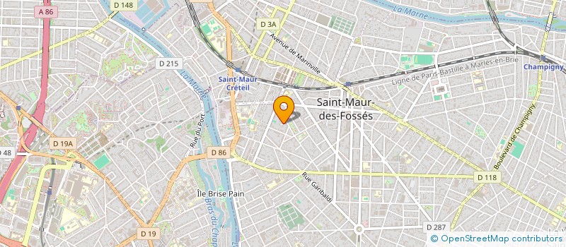 localisation de l'entreprise MONSIEUR HADRIEN PERES à SAINT-MAUR-DES-FOSSES