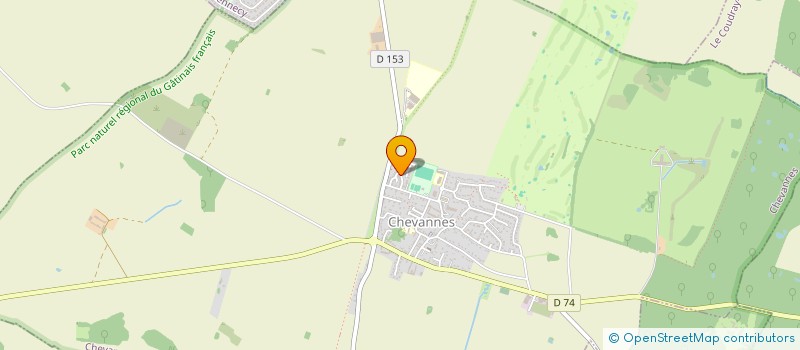 localisation de l'entreprise MONSIEUR HADRIEN PIAT  CHEVANNES