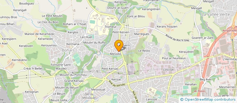 localisation de l'entreprise MONSIEUR HADRIEN PINAULT à BREST