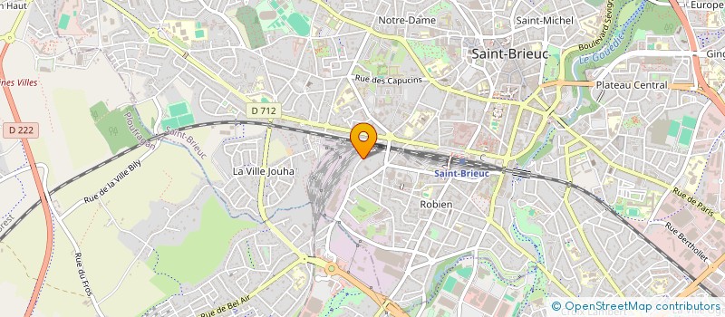 localisation de l'entreprise MONSIEUR HADRIEN POUBLANC à SAINT-BRIEUC