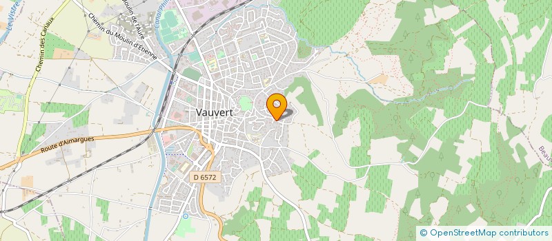 localisation de l'entreprise MONSIEUR HADRIEN POUJOL  VAUVERT