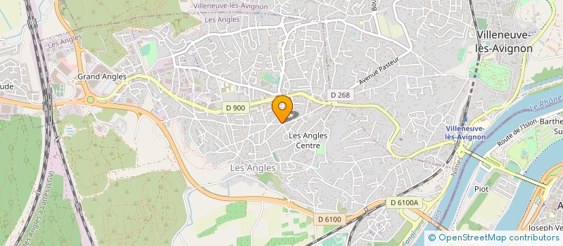 localisation de l'entreprise MONSIEUR HADRIEN PUGNAIRE  LES ANGLES