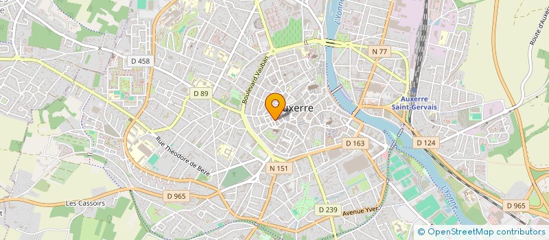 localisation de l'entreprise MONSIEUR HADRIEN RIVALLAIN à AUXERRE