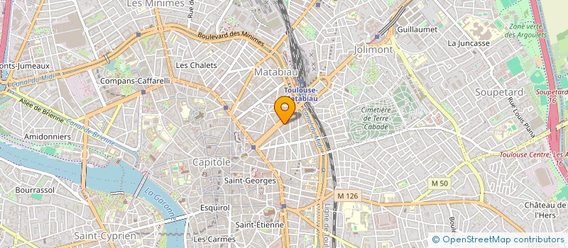 localisation de l'entreprise MONSIEUR HADRIEN SEROUGNE à TOULOUSE