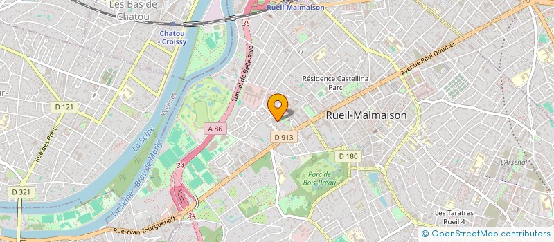 localisation de l'entreprise MONSIEUR HADRIEN TRAN à RUEIL-MALMAISON