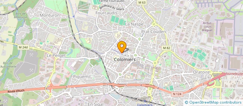 localisation de l'entreprise MONSIEUR HADRIEN ZULIAN à COLOMIERS