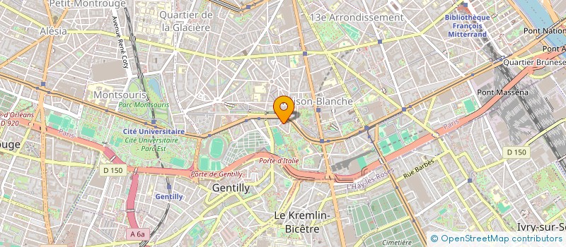 localisation de l'entreprise MONSIEUR HADY BAH  PARIS