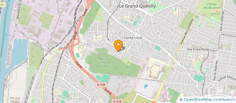 localisation de l'entreprise MONSIEUR HADY BALDE  LE GRAND-QUEVILLY