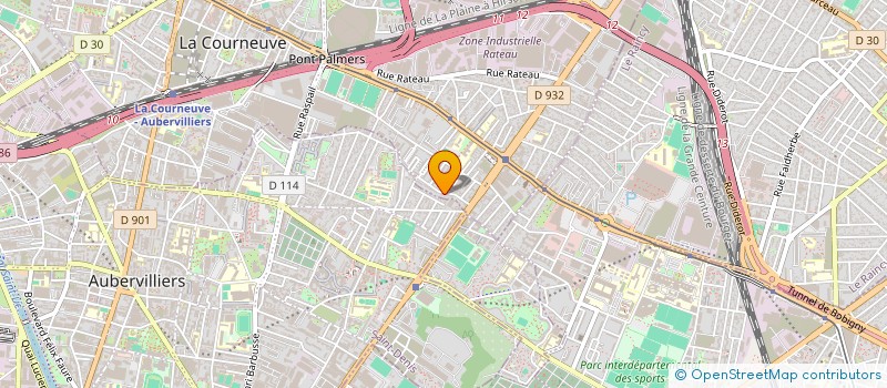 localisation de l'entreprise MONSIEUR HADY BEN LAGHA à LA COURNEUVE