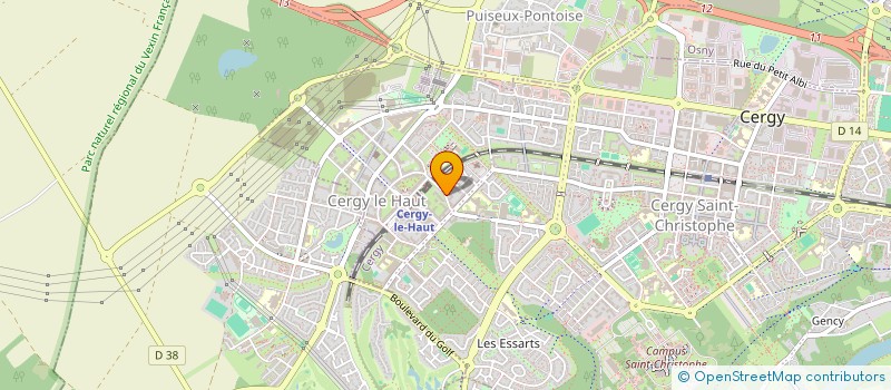 localisation de l'entreprise MONSIEUR HADY DIA  CERGY