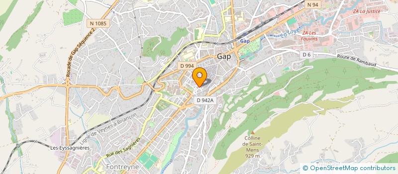 localisation de l'entreprise MONSIEUR HADY DIALLO  GAP