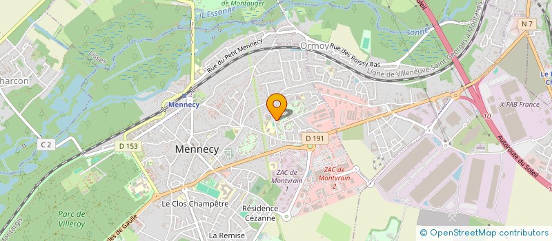 localisation de l'entreprise MONSIEUR HAEKEL AISSI à MENNECY