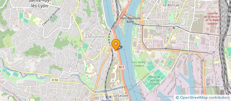 localisation de l'entreprise MONSIEUR HAFED BARBOUCH  LA MULATIERE