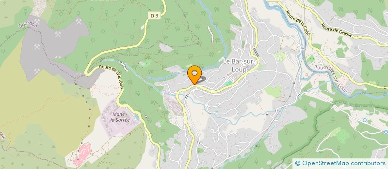 localisation de l'entreprise MONSIEUR HAFED BEN AROUS à LE BAR-SUR-LOUP