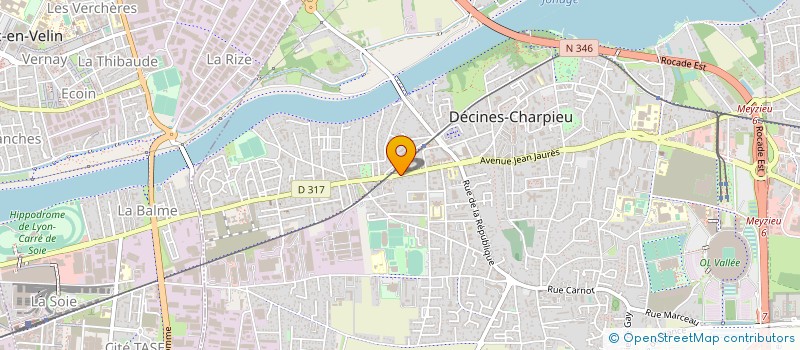 localisation de l'entreprise MONSIEUR HAFED HAFED CHERAK  DECINES-CHARPIEU