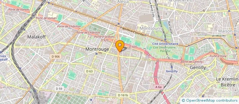 localisation de l'entreprise MONSIEUR HAFEDH BEN MAHMOUD à MONTROUGE