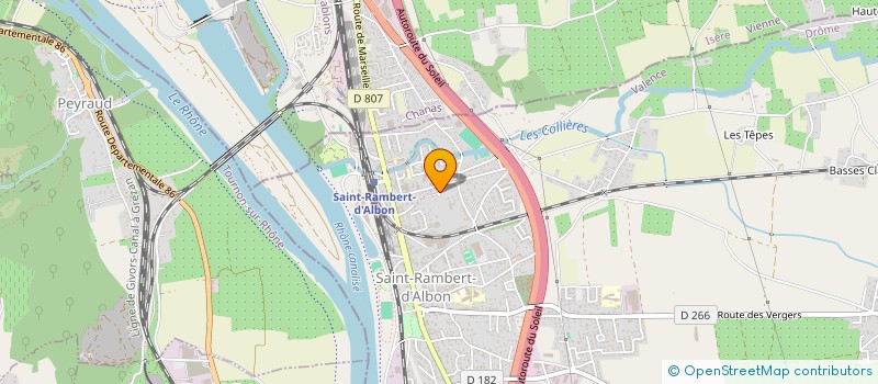 localisation de l'entreprise MONSIEUR HAFEDH KAHLAOUI  SAINT-RAMBERT-D'ALBON