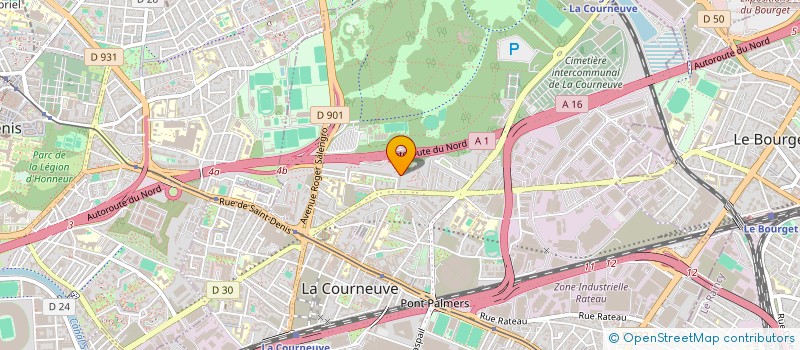 localisation de l'entreprise MONSIEUR HAFEEZULLAH SAFI à LA COURNEUVE