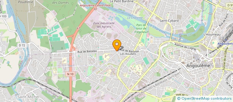 localisation de l'entreprise MONSIEUR HAFEZ RACHAD à ANGOULEME