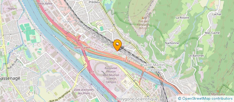 localisation de l'entreprise MONSIEUR HAFID ABBAS  SAINT-MARTIN-LE-VINOUX