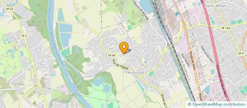 localisation de l'entreprise MONSIEUR HAFID ABBOU  FENOUILLET