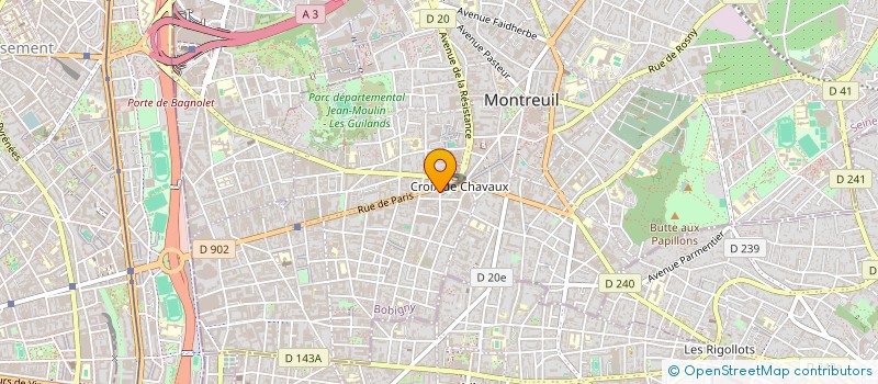 localisation de l'entreprise MONSIEUR HAFID AITHCH à MONTREUIL