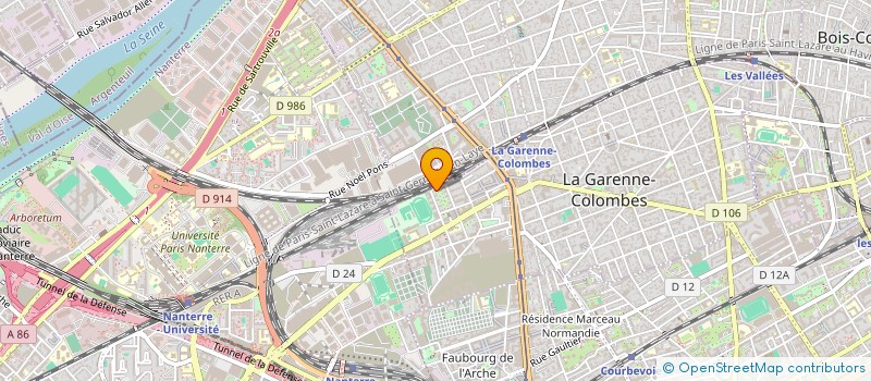 localisation de l'entreprise MONSIEUR HAFID AOUCHICHE à LA GARENNE-COLOMBES