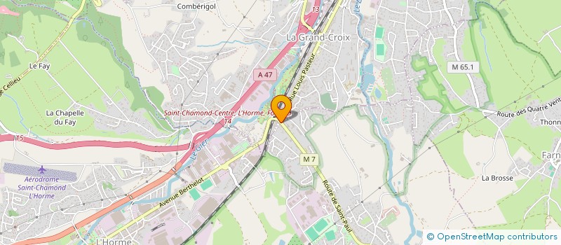 localisation de l'entreprise MONSIEUR HAFID AOUINE  SAINT-PAUL-EN-JAREZ