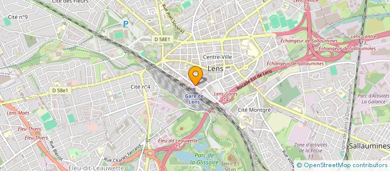 localisation de l'entreprise MONSIEUR HAFID BEN ABBOU  LENS