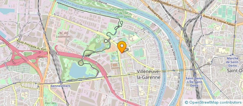 localisation de l'entreprise MONSIEUR HAFID BEN LAHOUSSINE  VILLENEUVE-LA-GARENNE