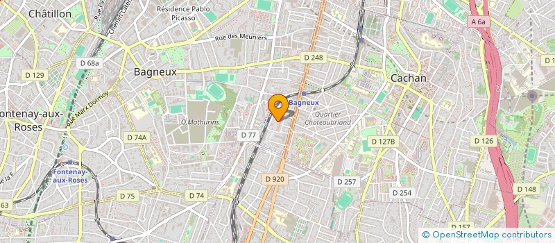 localisation de l'entreprise MONSIEUR HAFID BENSARRAG à BAGNEUX