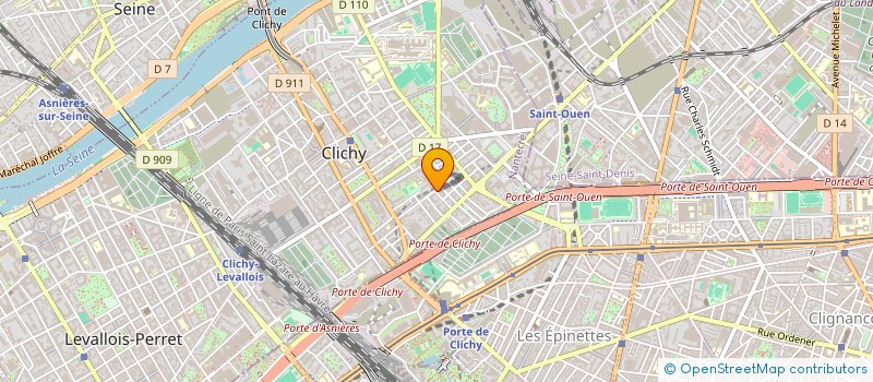 localisation de l'entreprise MONSIEUR HAFID BISSOURSEN à CLICHY