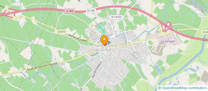 localisation de l'entreprise MONSIEUR HAFID BOUMICH à SAINT-ANDRE-DE-SANGONIS