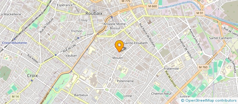 localisation de l'entreprise MONSIEUR HAFID BOUTIARZIST  ROUBAIX