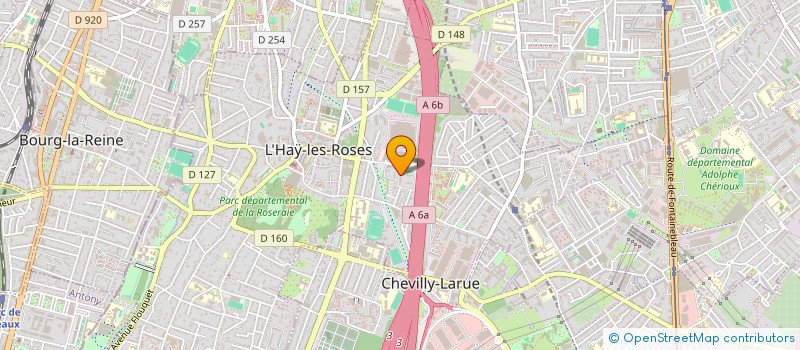 localisation de l'entreprise MONSIEUR HAFID CHELOUAH  L'HAY-LES-ROSES