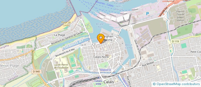 localisation de l'entreprise MONSIEUR HAFID CHKOUNDA  CALAIS