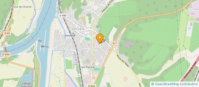 localisation de l'entreprise MONSIEUR HAFID DJEFDJOUF à DONZERE