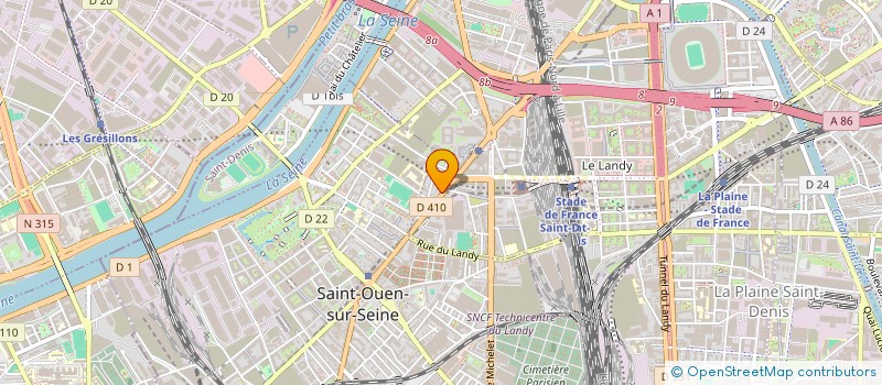 localisation de l'entreprise MONSIEUR HAFID EL KOUA  SAINT-DENIS