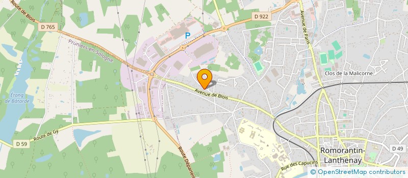 localisation de l'entreprise MONSIEUR HAFID FARSSANE à ROMORANTIN-LANTHENAY