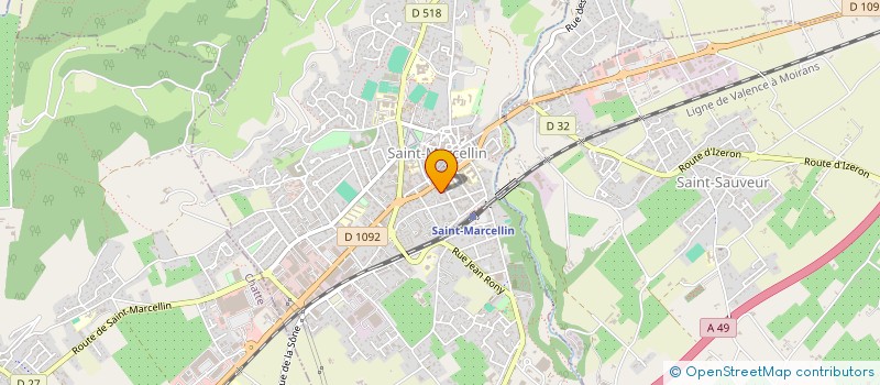 localisation de l'entreprise MONSIEUR HAFID GHALEM  SAINT-MARCELLIN