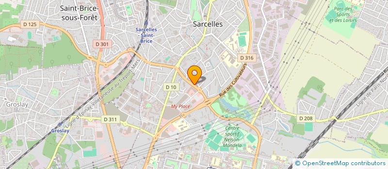 localisation de l'entreprise MONSIEUR HAFID HASSOUBI à SARCELLES