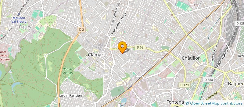 localisation de l'entreprise MONSIEUR HAFID KHAD à CLAMART
